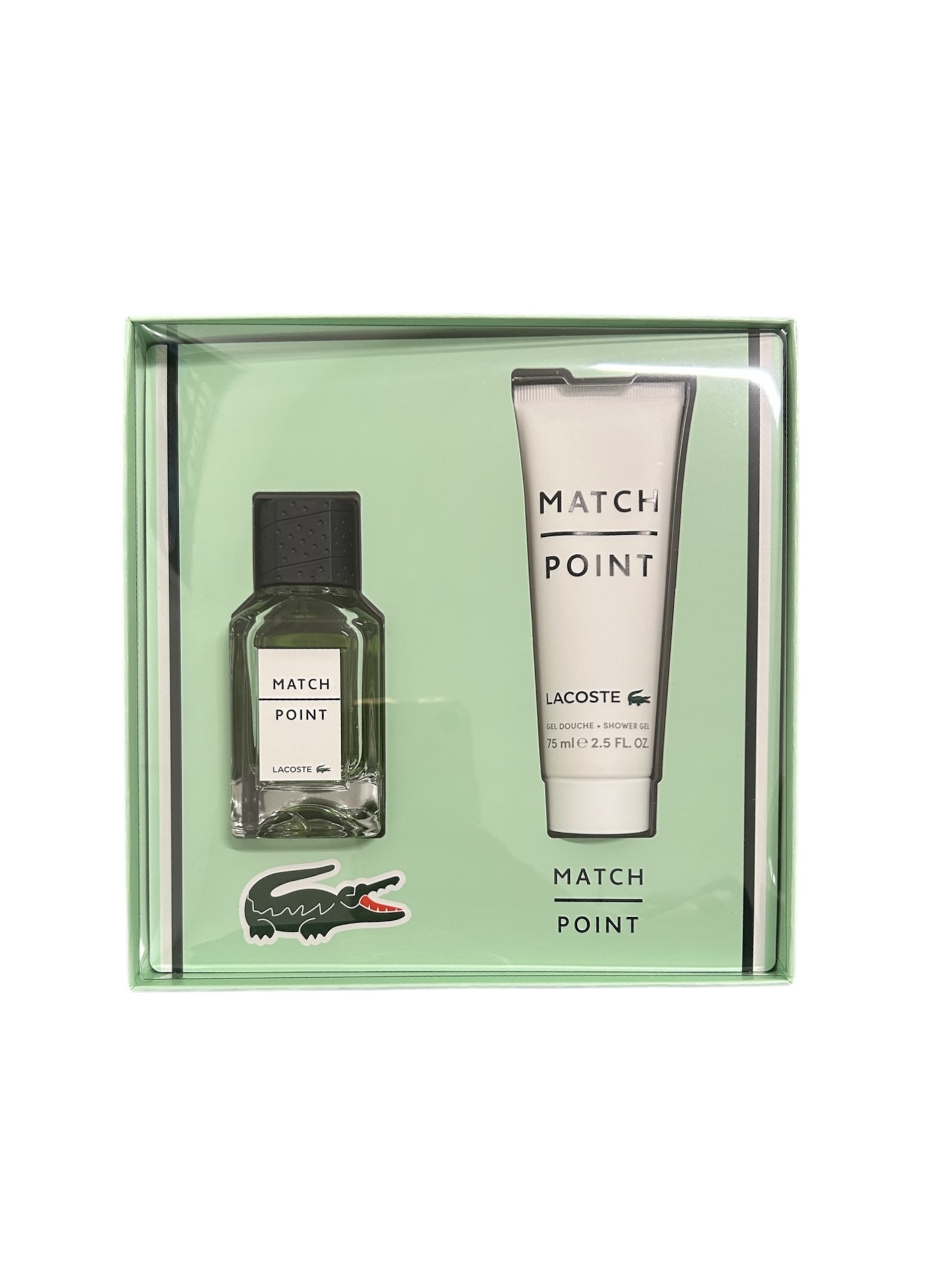 LACOSTE MATCH POINT (M) SET EDT 50ML + SG 75ML