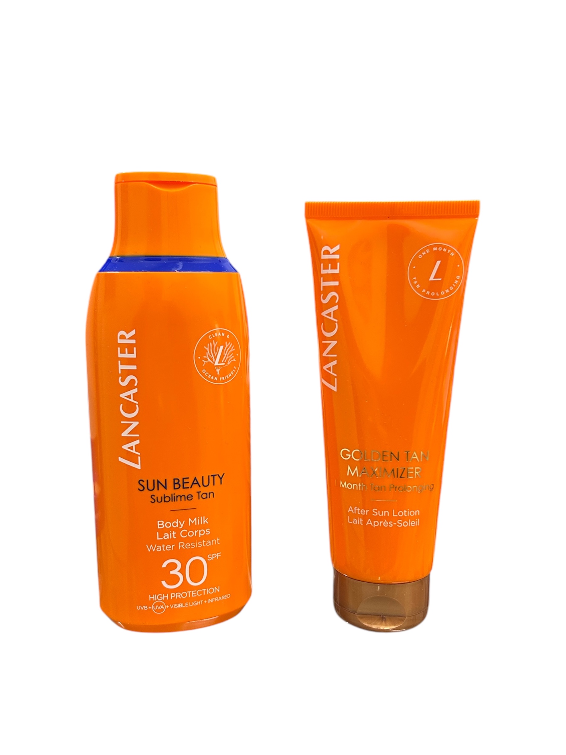 LANCASTER (W) SET SUN BEAUTY SUBLIME TAN SPF 30 BODY MILK 175ML + GOLDEN TAN MAXIMIZER AFTER SUN LOTION 125ML