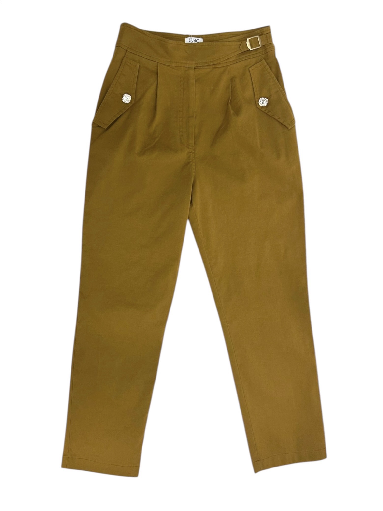 W PANT.CROPPED GAB