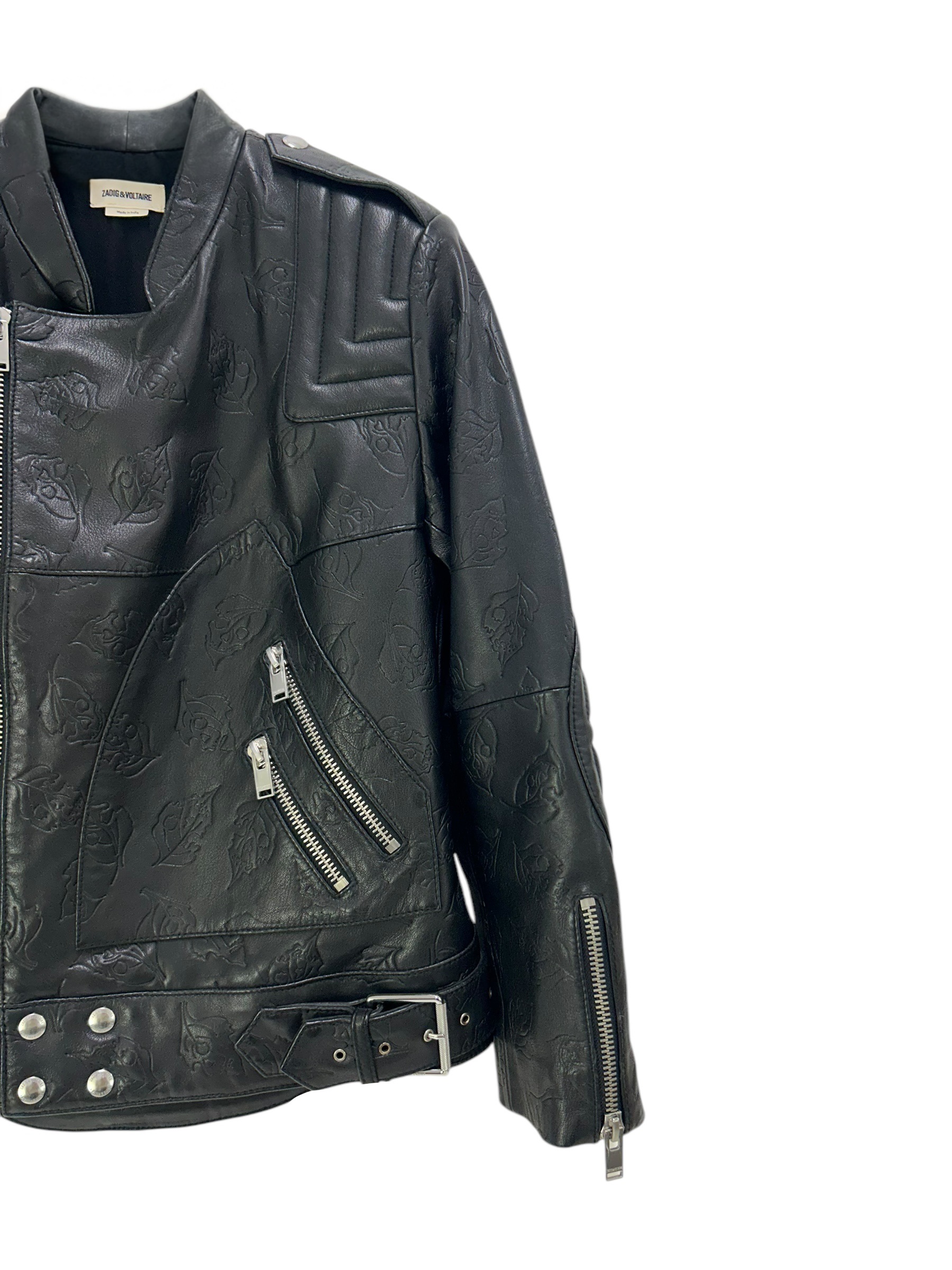 W LILIAM CUIR BLOUSON SHOW EMBOS