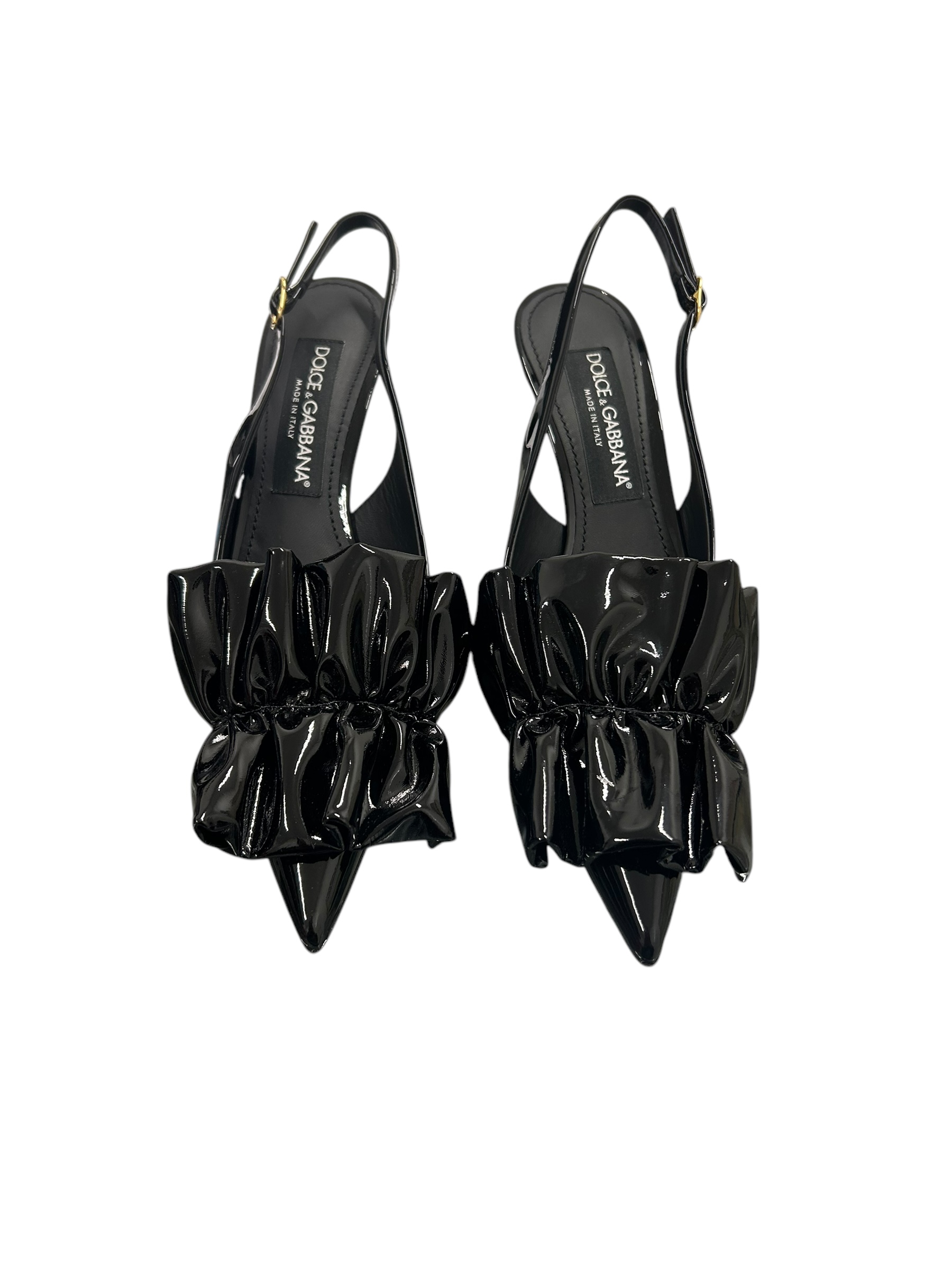 SLINGBACKS BLACK/BLACK 370