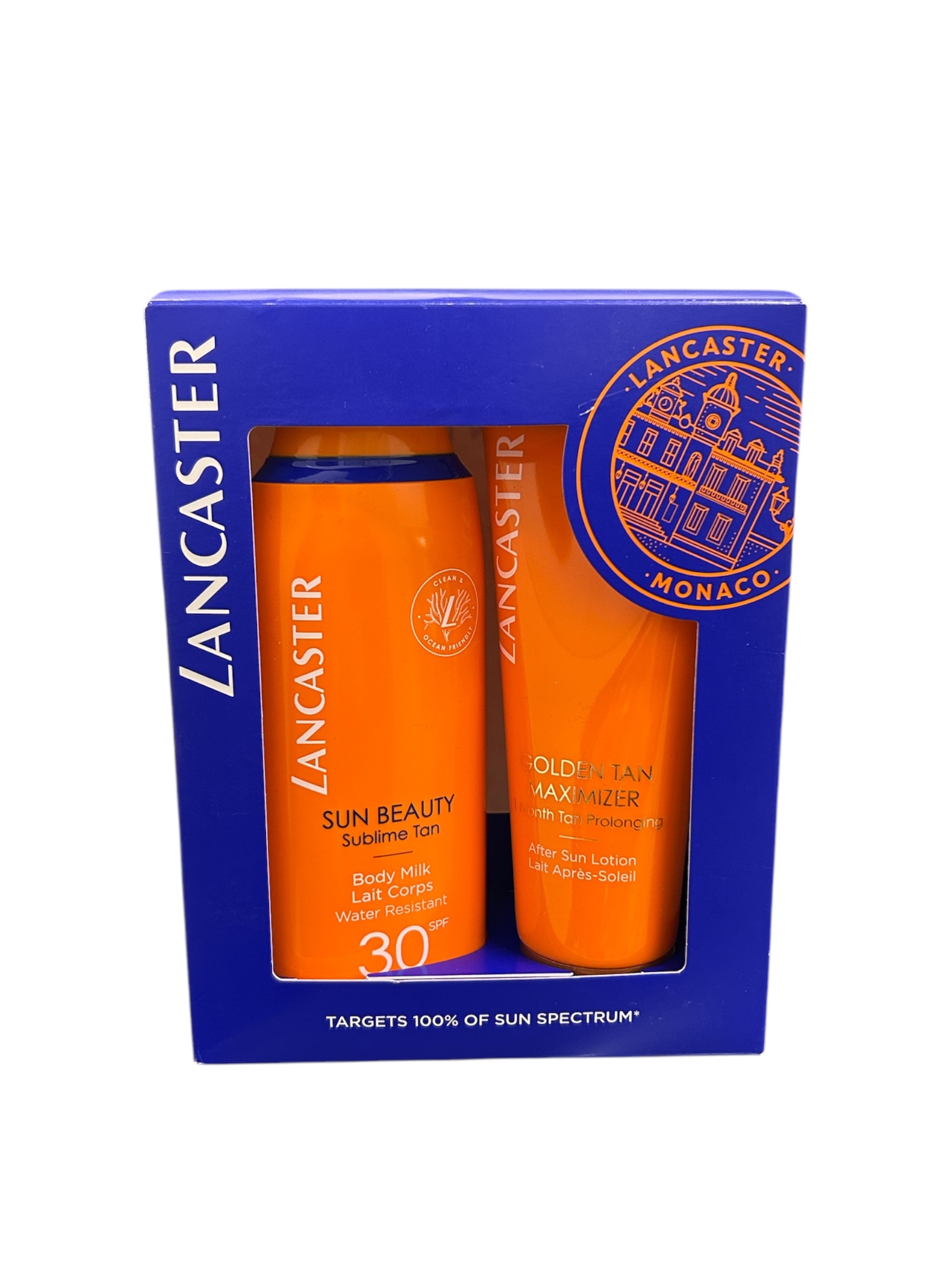 LANCASTER (W) SET SUN BEAUTY SUBLIME TAN SPF 30 BODY MILK 175ML + GOLDEN TAN MAXIMIZER AFTER SUN LOTION 125ML