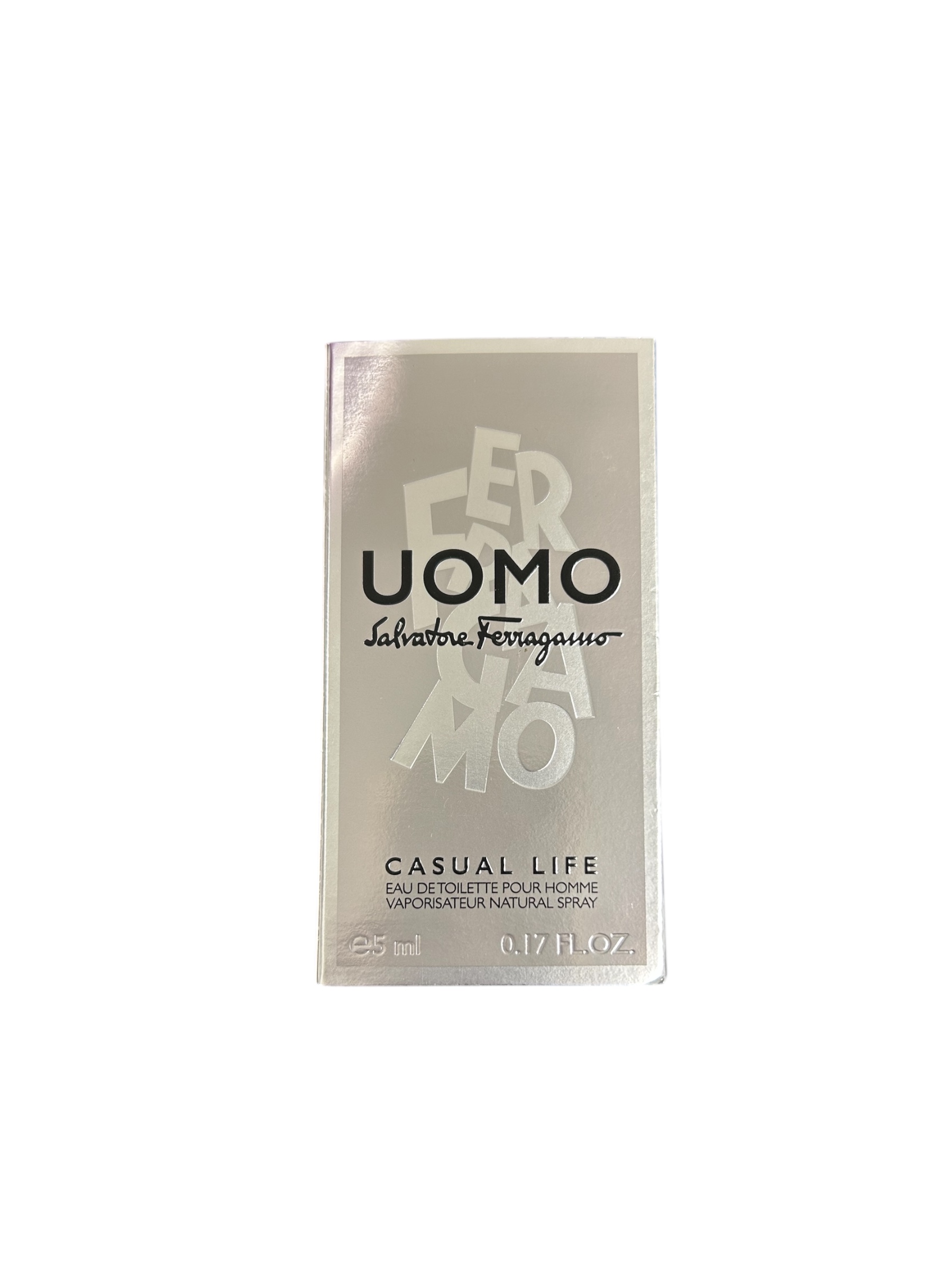 SALVATORE FERRAGAMO (M) MINI SET EDT 2 X 5ML (UOMO + CASUAL LIFE)